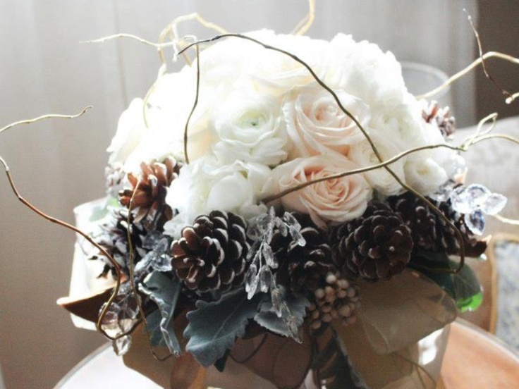 Christmas特集♡松ぼっくりを使ったかわいいブーケをあつめました♡にて紹介している画像