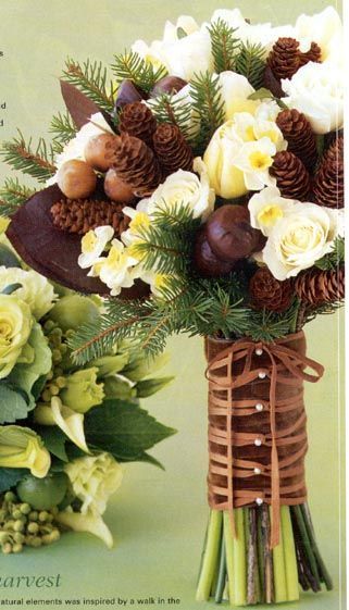 Christmas特集♡松ぼっくりを使ったかわいいブーケをあつめました♡にて紹介している画像