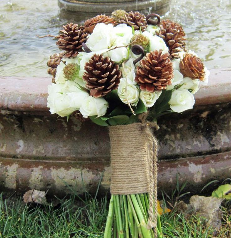 Christmas特集♡松ぼっくりを使ったかわいいブーケをあつめました♡にて紹介している画像