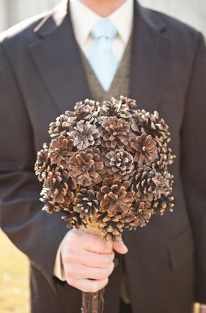 Christmas特集♡松ぼっくりを使ったかわいいブーケをあつめました♡にて紹介している画像