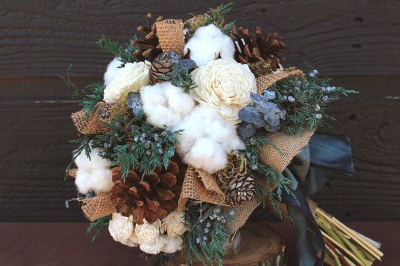 Christmas特集♡松ぼっくりを使ったかわいいブーケをあつめました♡にて紹介している画像