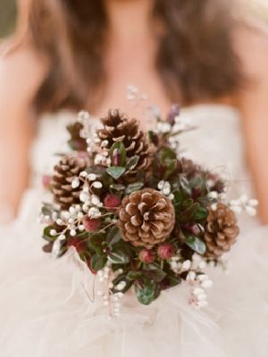 Christmas特集♡松ぼっくりを使ったかわいいブーケをあつめました♡にて紹介している画像