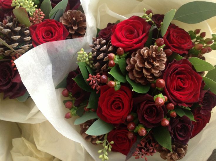 Christmas特集♡松ぼっくりを使ったかわいいブーケをあつめました♡にて紹介している画像