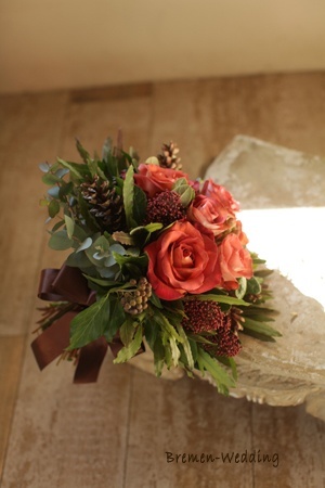 Christmas特集♡松ぼっくりを使ったかわいいブーケをあつめました♡にて紹介している画像