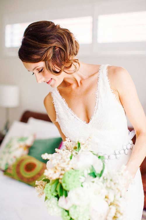 ボーイッシュなんて言わせない♡とびっきり可愛い【ショート】の花嫁ヘアカタログ＊*にて紹介している画像