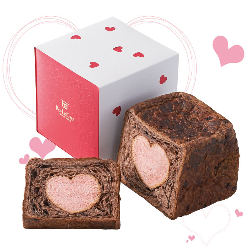 When You Cut the Bread... A Pink Heart Appears! Introducing the Adorably Lovely "Mariage Bologna" as a Confectionery Treat＊にて紹介している画像